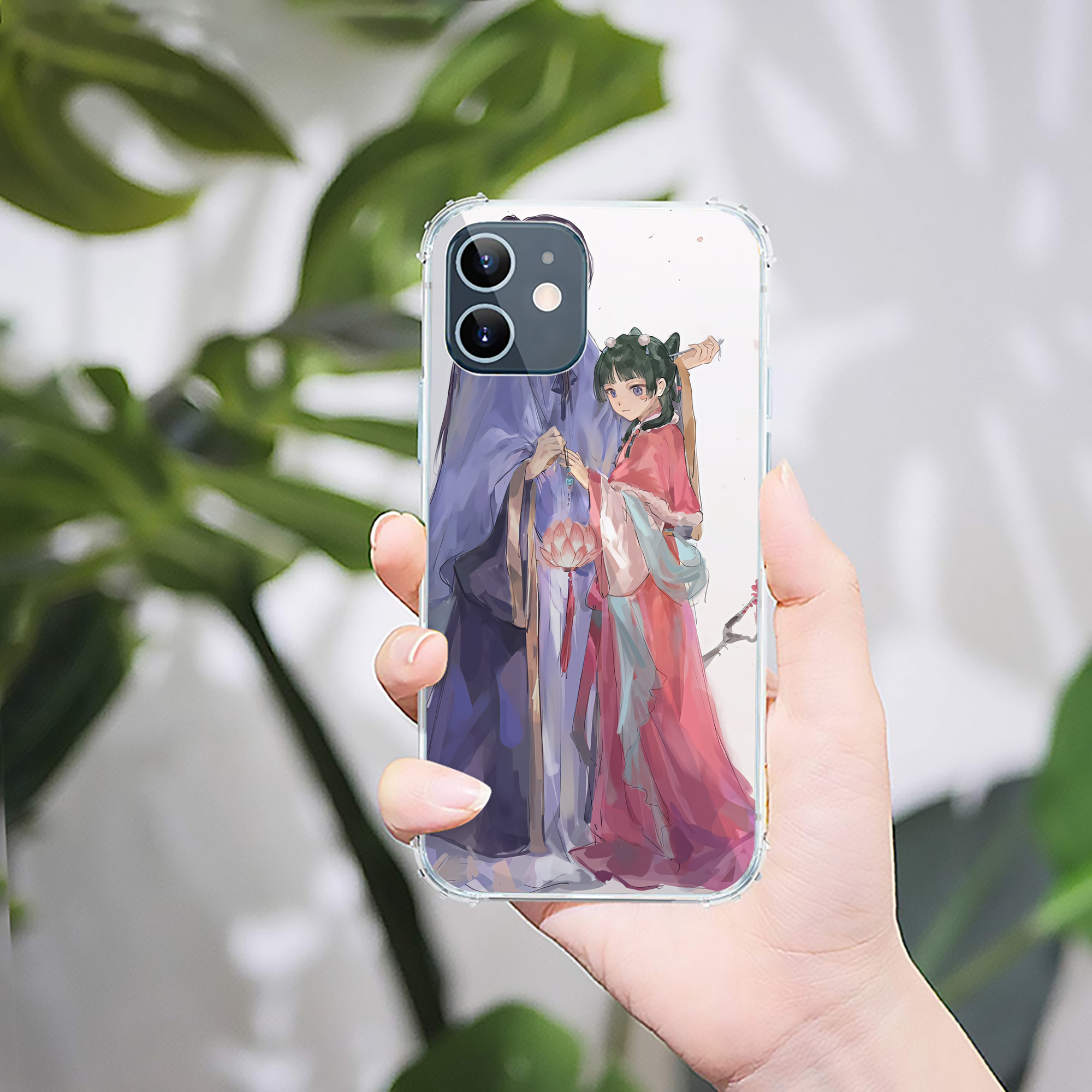 （画像用） 薬屋のひとりごと The Apothecary Diaries 【iPhone 12シリーズ対応】透明スマホケース（クリアソフトケース）